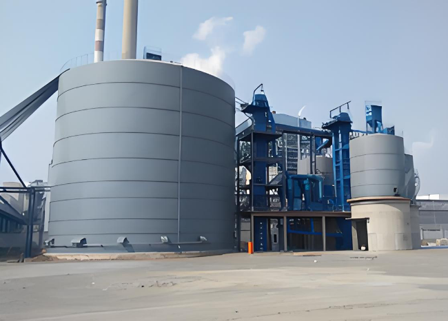 陆良1万吨钢板仓